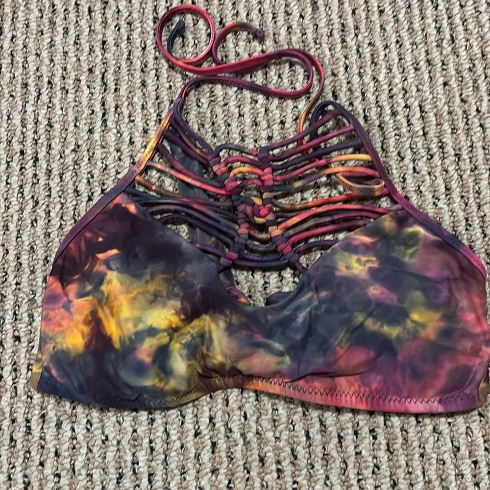 BECCA Multicolor Tie-Dye Bikini - Picture 2 of 5